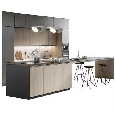 satın al Arka Restoran Mutfak Dolapları Modern Otel Entegre Mutfak Ünitesi online manufacture