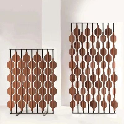 satın al Modern Renkli Paslanmaz Çelik Otel Mobilyaları Metal Otel Lobi Odası Bölme Ekranı online manufacture