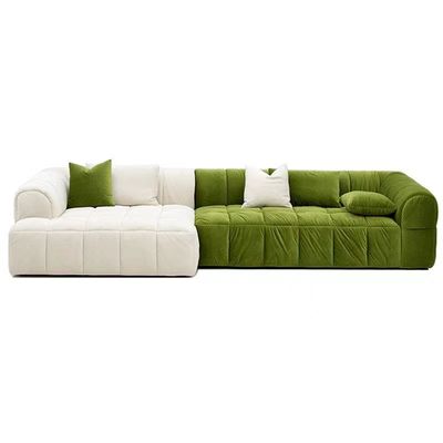 satın al Çift Taraflı Kumaş Buzlu Retro Kadife Koltuk Kare Kombinasyonu online manufacture