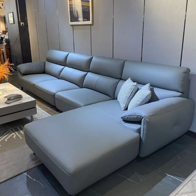 satın al Viraj Sünger Özel Çekyat Otel Evi İçin Mavi Deri 3.25m online manufacture