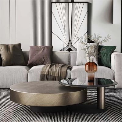 satın al Hafif Lüks Oval Metal Sehpa Kombinasyonu Özel Lüks Modern Sehpalar online manufacture
