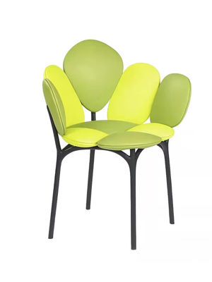 satın al İskandinav Otel Restoran Mobilya Yemek Odası Petal Şekilli Paslanmaz Çelik Minimalist Yemek Sandalyesi online manufacture
