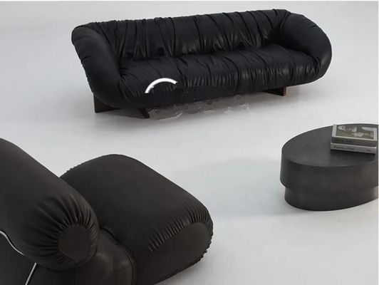satın al Yüksek kaliteli beş yıldızlı otel başkanlık süiti resepsiyon yapıştırılmış deri kanepe online manufacture