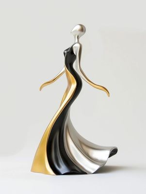 satın al NextTOP Basit Glamour Siluet Dans Metal Heykel Otel Villa Gösterici online manufacture
