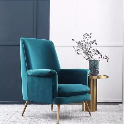 satın al İskandinav Basit Otel Kadife Tek Kanepe Özel Renk Büyüklük online manufacture