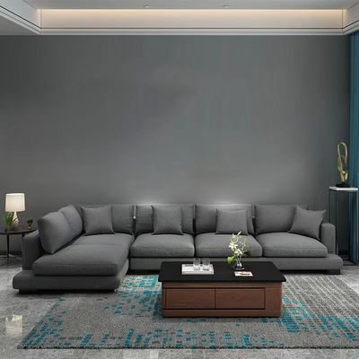 Ticari Villa Nordic Kumaş Koltuk Kumaş Lateks Otel Koltuk Takımı