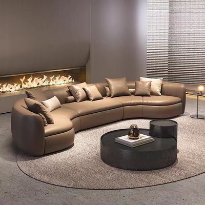 Eğimli Köşe Yarım Daire Koltuk Kombinasyonu Otel Lobby Koltuk