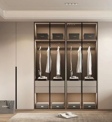 Hafif Otel Odası Dolapları Modern Otel Gardırop Kaya Plakası 2 * 0.6m