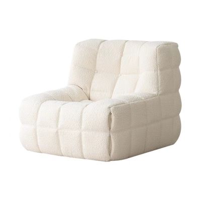 Klasik Moda Waffle Kumaş Kanepe Otel Retro Snuggle Sandalye