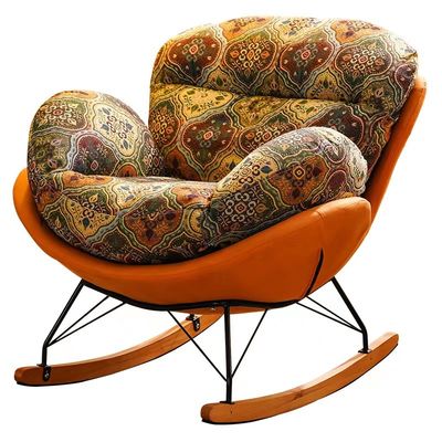 Retro Klasik Sallanan Koltuk Sandalye Otel Ev İçin Basit Saray Tahıl