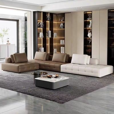 Klavye keten slipcovered kanepe Otel lobisinde bekleme alanı kanepesi
