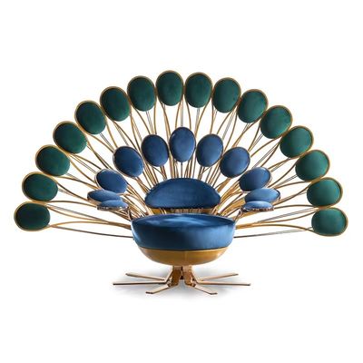 Peacock Tekli Koltuk Sandalye Klasik Çağdaş Lüks Hafif Tekli Koltuk