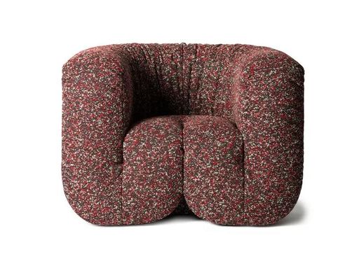 İyi fiyat 100*85*75 cm Otel Lobisinde Mobilya Kumaş U Şekilli Yaratıcı Tek Boş Sandalye çevrimiçi
