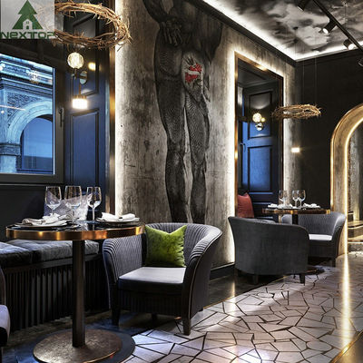 Özelleştirme Bar Masası Sandalyeler Kombinasyonu Metal Eğlence İçecekleri Masa Kumaşı Kanepe Kart Koltuğu