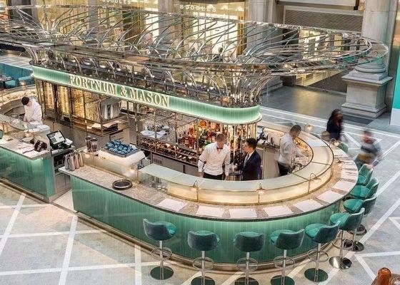Viski Müzik Yemek Bar Kurtu Tufted Metal Döner Bar Masaüstü Sandalyesi