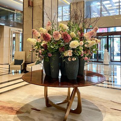 İyi fiyat Premium Vazo Ornament Hotel Çiçek Arrangement Dekoratif Çiçek Pot ve Masa çevrimiçi