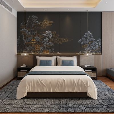 Lekelere dayanıklı Hotel King Misafir odası Mobilya Özel Tamamen döşenmiş