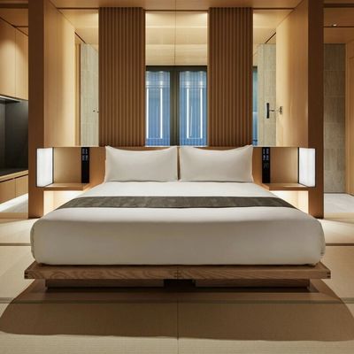 Modern iç mekan Star Hotel Logs Özel Katı Ahşap Mobilya
