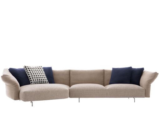 NEXTOP Otel Odası Basit Modern Kumaş Köşe Eğilmiş Kombine Kanepe