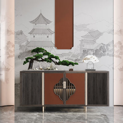 Hotel Solid Wood Deluxe Sideboard Customised Sideboard Storage Cabinet