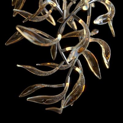 CRI90+ Infinity Large Fishtail Chandelier Hotel Public Commercial Hall Pendants